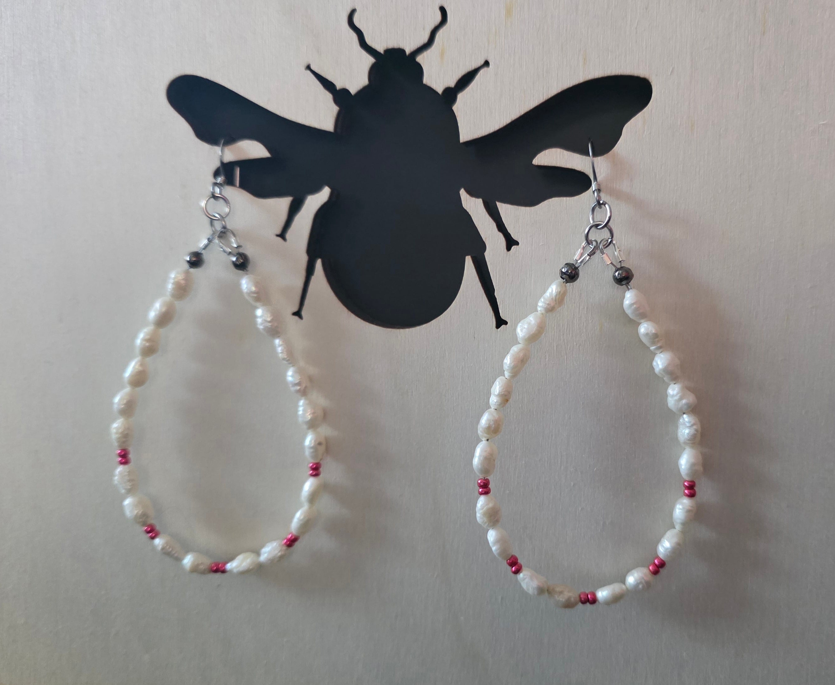 Fresh water pearls with Jade